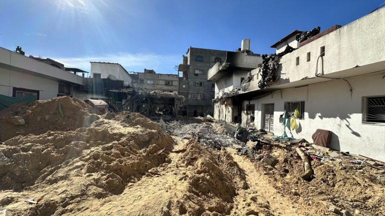 WHO says it is “dismayed by the destruction” of a hospital in the Gaza Strip