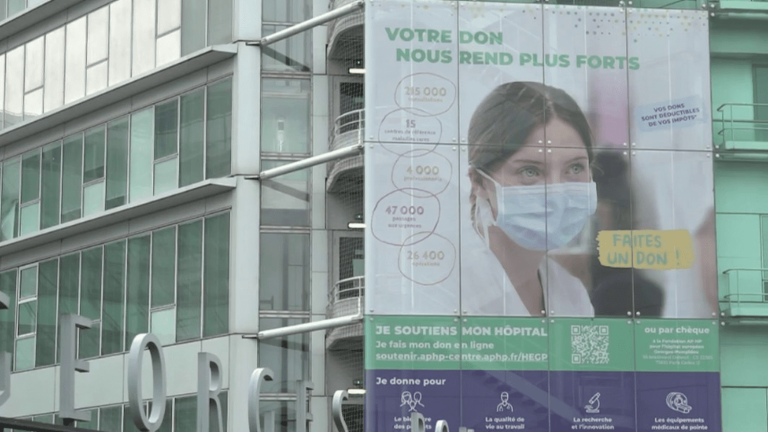 a call for donations published by the Parisian Georges-Pompidou hospital sparks debate