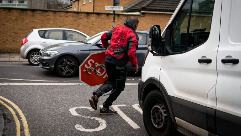 a man arrested after the disappearance of a Banksy work