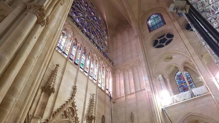 a petition launched against the replacement of six stained glass windows in the cathedral