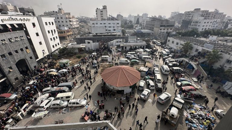 Emergency room at al-Chifa hospital in Gaza ‘a bloodbath’, says WHO