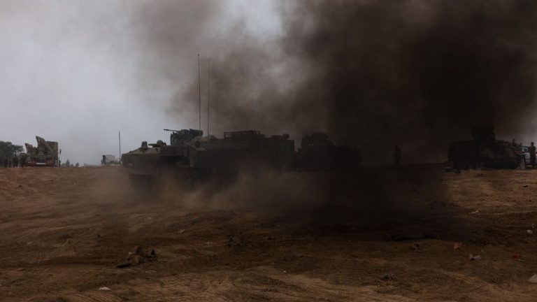 fighting continues in Khan Younes, southern Gaza Strip