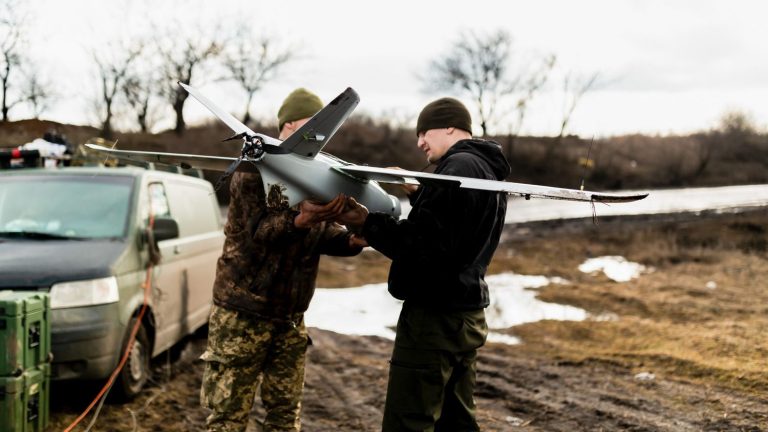 in Ukraine, the drone war gives some hope to soldiers on the front lines