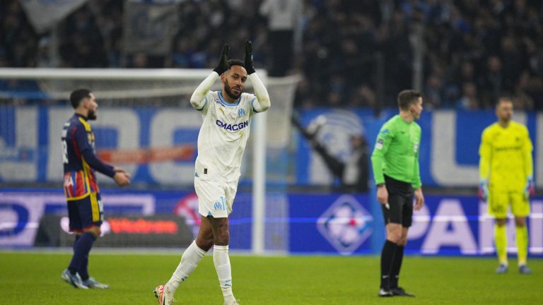 in a calmer climate, Pierre-Emerick Aubameyang and OM push the Lyonnais a little further