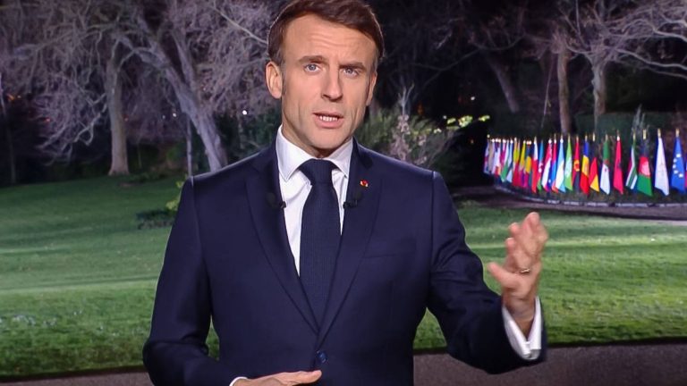 relive Emmanuel Macron’s New Year’s wishes