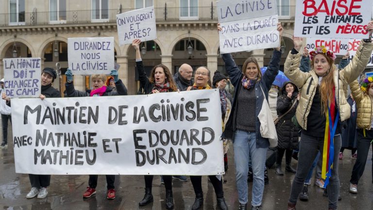 several members of the commission resign in protest, after the replacement of Edouard Durand