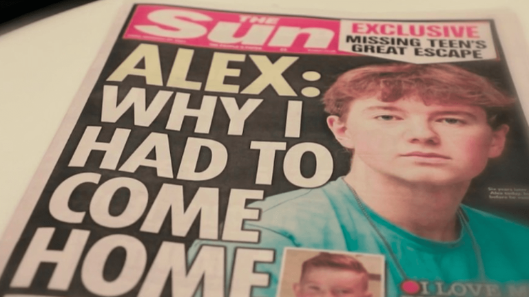 the teenager expresses the reasons for his flight in an interview with the “Sun”