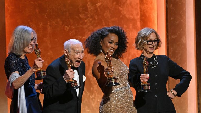 American director Mel Brooks and actress Angela Bassett receive an honorary Oscar for their entire body of work