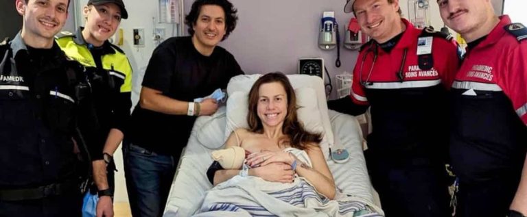 An ambulance delivery on December 25 worthy of a Christmas movie for Julie St-Pierre