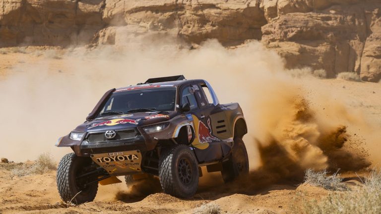 Belgian Guillaume De Mevius takes his first car victory, Sébastien Loeb and Stéphane Peterhansel in difficulty