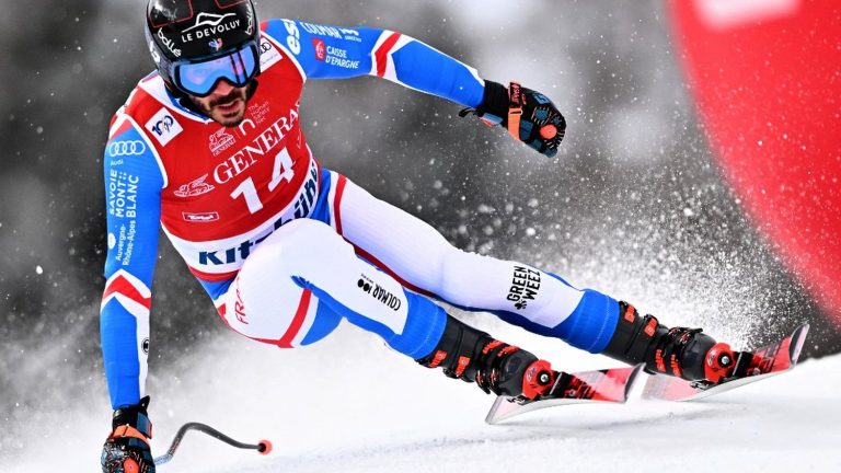 Cyprien Sarrazin becomes the third Frenchman to win the legendary Kitzbühel downhill in Austria