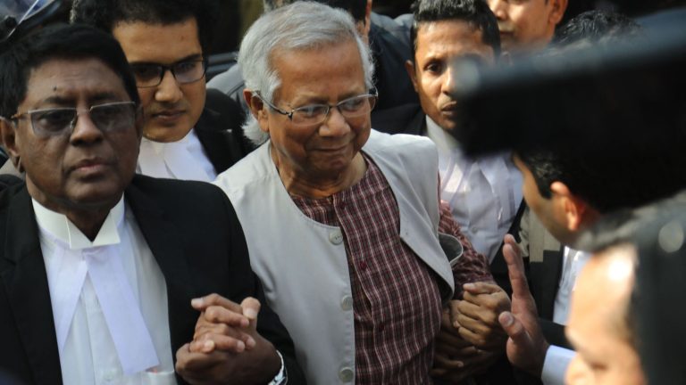 Economist Muhammad Yunus, Nobel Peace Prize winner in 2006, found guilty in labor law case