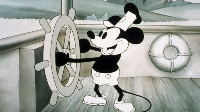 Entering the public domain, the first version of Mickey becomes a horror film character