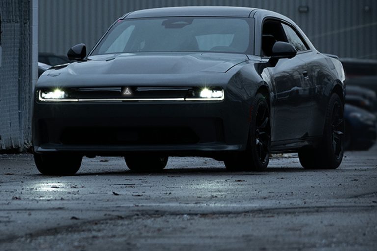 First photos of the electric Dodge Charger