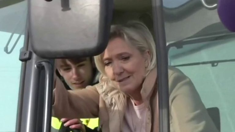 Gabriel Attal and Marine Le Pen fight battle with farmers