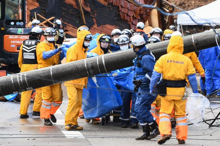 Japan |  Survivors found in ruins after earthquake that killed 98 people