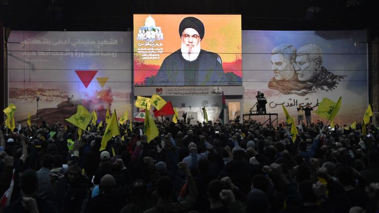 Lebanese Hezbollah supporters ready for open conflict