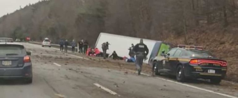 Montreal-New York: a bus accident leaves one dead and around ten injured