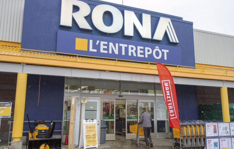 Rona will cut 300 jobs across the country, including 180 in Quebec