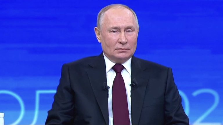 Russia: Vladimir Putin shows confidence on the Ukrainian conflict during a television program