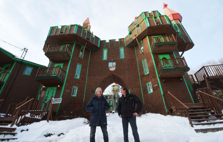 The Baie des Chaleurs castle saved by the French