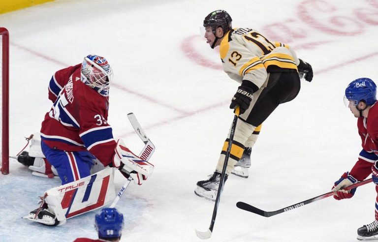 The Canadian collapses 9-4 in front of the Bruins