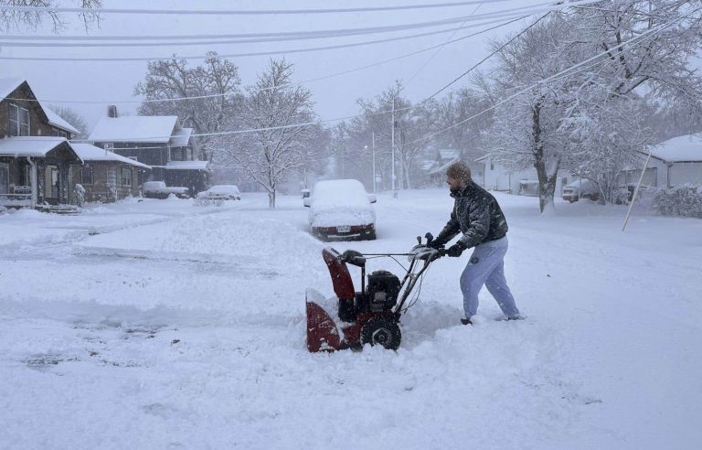 The southern United States is bludgeoned by tornadoes and snow