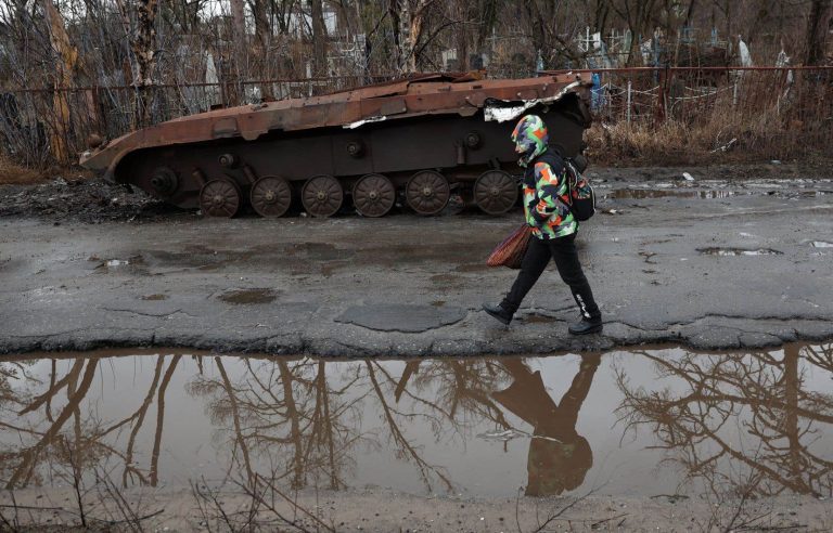 Two Ukrainians killed in raid on their village