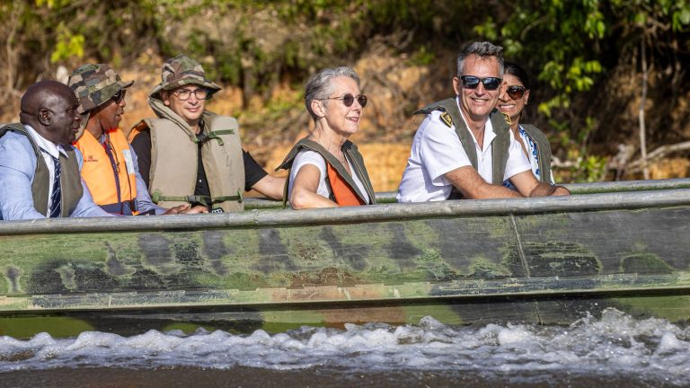 Visiting Guyana, Prime Minister Élisabeth Borne evades the question of her political future