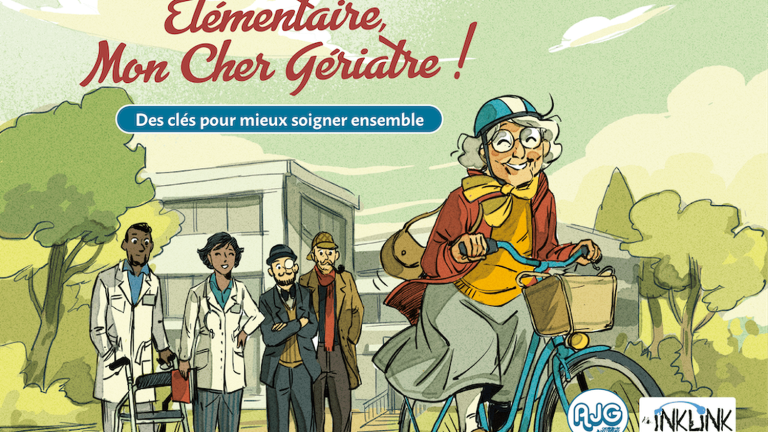 a comic book on geriatric professions