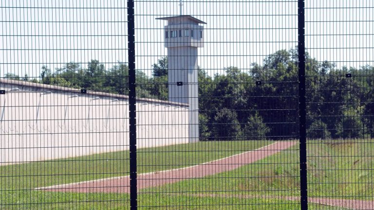 at Roanne prison, a penal area reserved for radicalized women