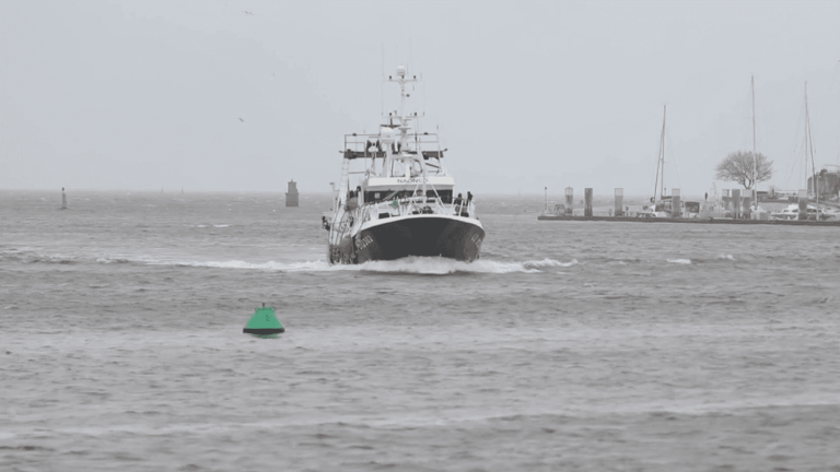 fishermen at the dock for a month