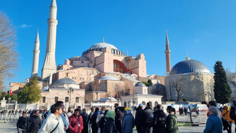 in Istanbul, Hagia Sophia is now paying for foreign tourists