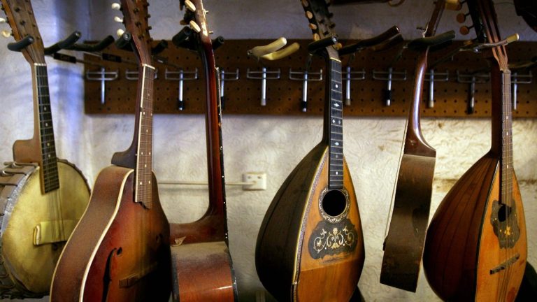 in the northern districts of Marseille, children take mandolin lessons