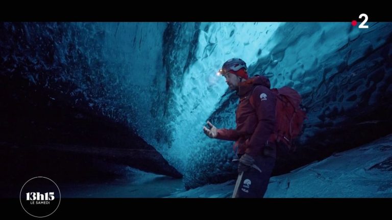 journey to the heart of the Vatnajökull glacier, in Iceland, in an ice cave doomed to disappear