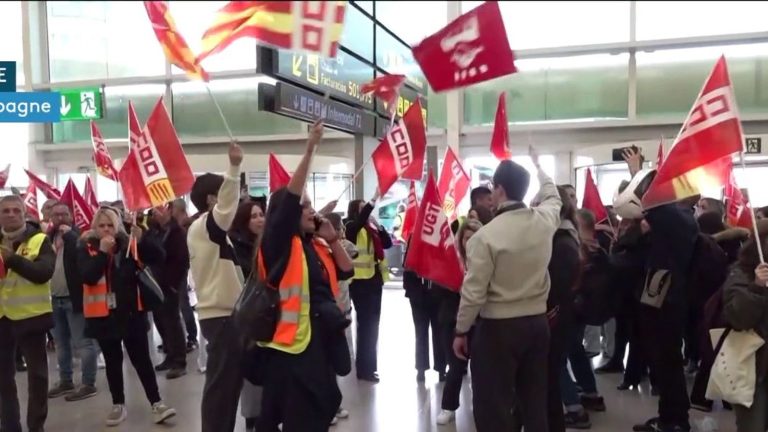 mayhem at Spanish airports