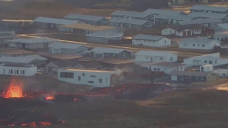 new volcanic eruption near Grindavik