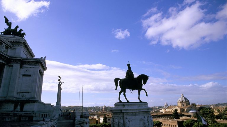 opposition outraged after video showing fascist salutes during rally in Rome