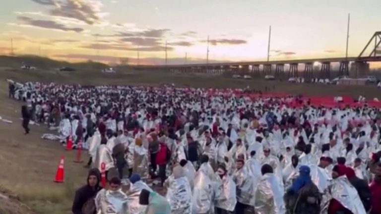 standoff over immigration at the Mexican border