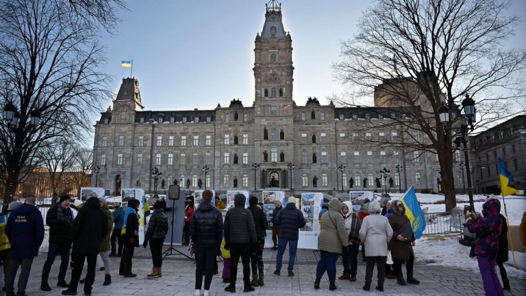 2 years of war in Ukraine: emotional gatherings in Quebec and Lévis