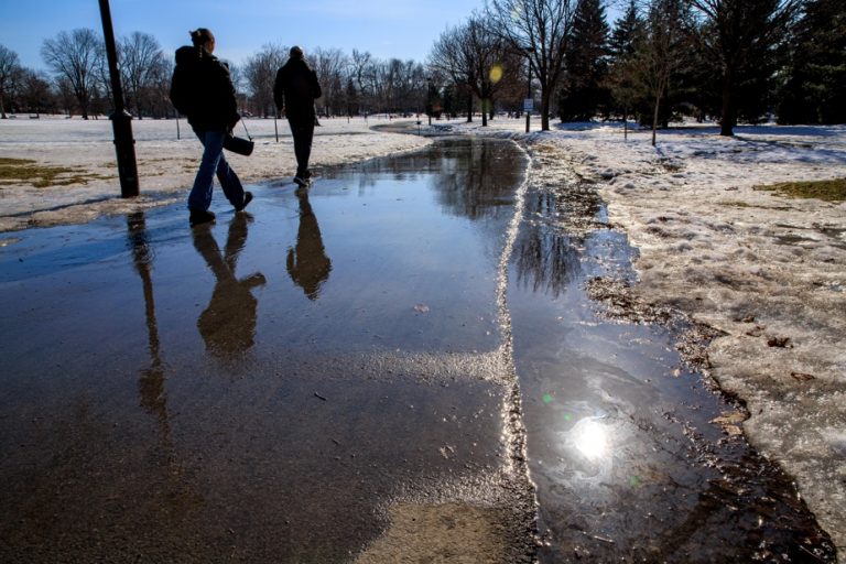 December to February |  One of the mildest winters in 150 years in Montreal