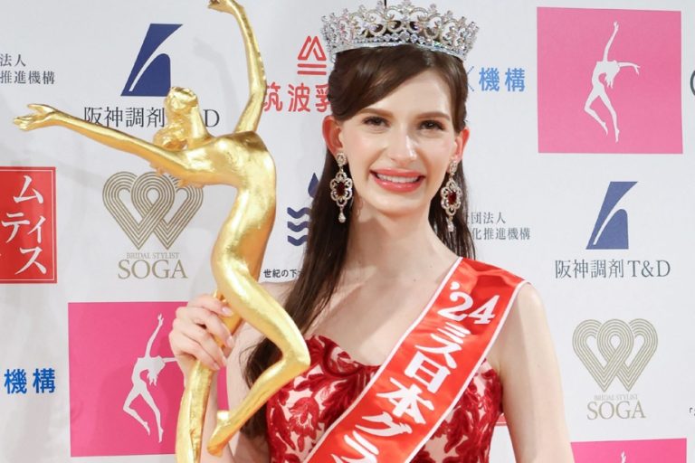 At the center of a controversy |  Miss Japan relinquishes her title