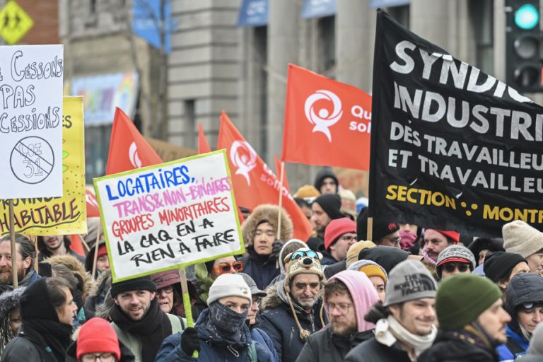 Bill 31 |  Demonstration in Montreal to defend lease transfers