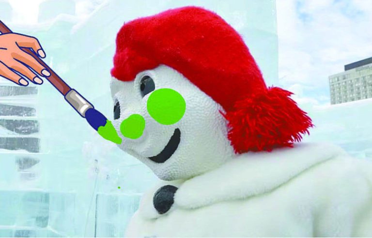 Bonhomme Carnaval is becoming more and more… green!