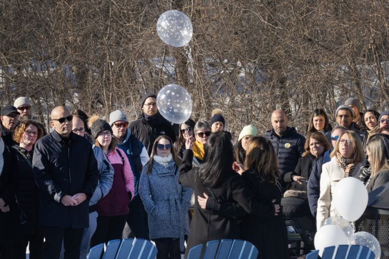 Ceremony one year after the tragedy at the Laval daycare