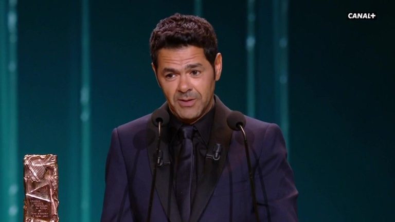 César 2024, Jamel Debbouze gets carried away in the middle of his speech: ”Shut up”