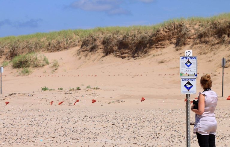 Contaminated fuel oil buried in the dunes of the Îles-de-la-Madeleine