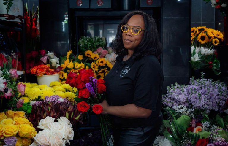 Florist Rachelle Démosthène wants to change things with roses