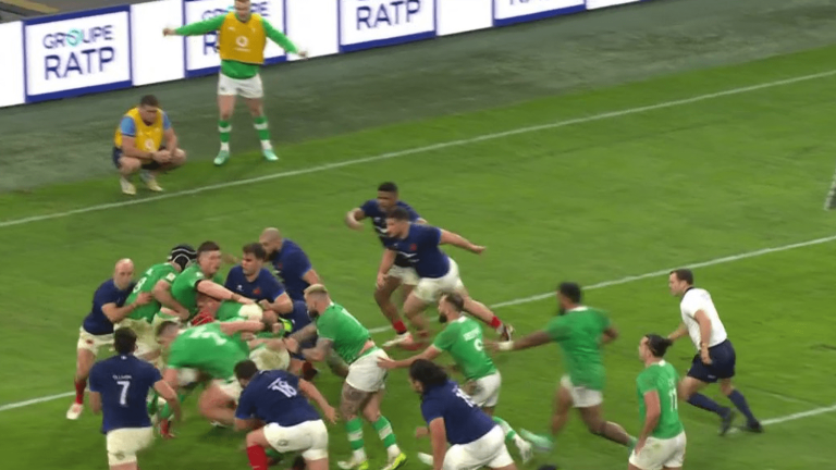 France bows heavily to Ireland