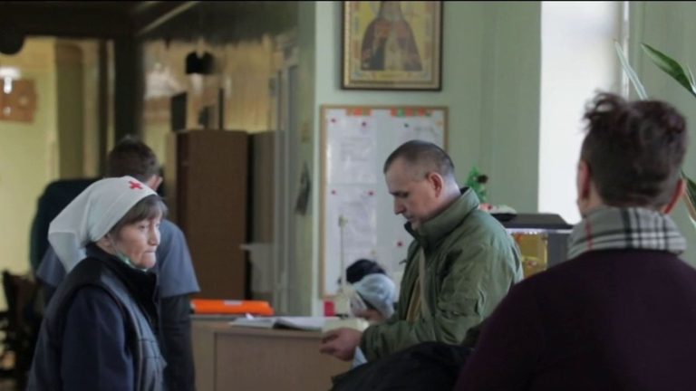 Immersion in a hospital in Donbass, on the side controlled by the Russians